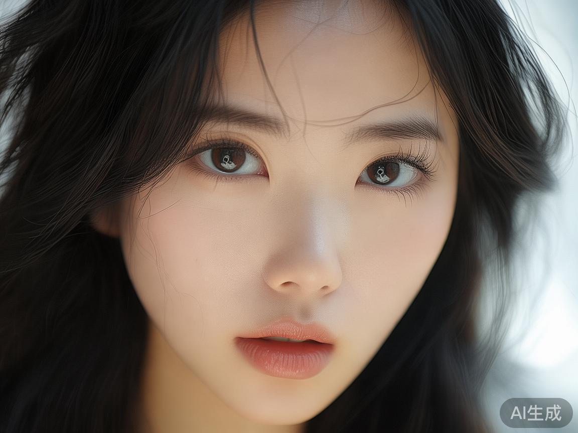 直鼻微翘，打造精致立体的完美鼻型